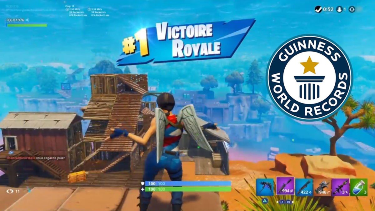 Un joueur français bat le record du monde de kills en solo sur Fortnite PS4 • Kaptey